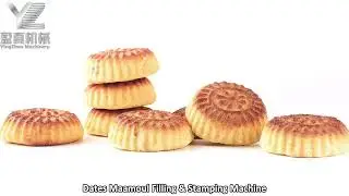 Dates Maamoul Filling & Stamping Machine,Dates Cookies Machine,Semolina cookies Machine #maamoul