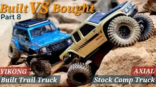 Усовершенствованная радиоуправляемая машина Yikong YK4107 против Axial SCX10 III Coyote в масштаб...