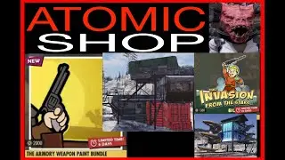 ☠️🙀🙀 ARMORY WEAPON PAINT BUNDLE & INVASION FROM THE STARS 01/18/22 ATOMIC SHOP 01/18/2022 FO76 NEWS