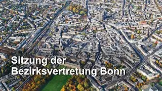 Sitzung der Bezirksvertretung Bonn, Dienstag, 20. Januar 2026, 17 Uhr