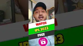 Watch TATA IPL 2023 Free #shorts