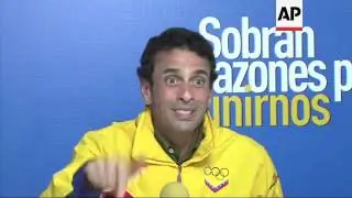 Miranda state Governor and opposition leader Henrique Capriles called on the Venezuelan people to un