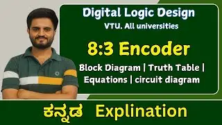8:3 Encoder | digital electronics| VTU, All Universities