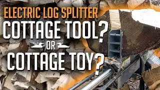 4 ton Electric Log Splitter Review | Cottage TOOL or COTTAGE TOY | Yardworks from Canadian Tire