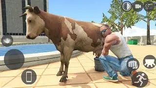 Franklin Adopted New Cow In INDIAN BIKE DRIVING 3D