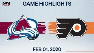 NHL Highlights | Colorado Avalanche vs. Philadelphia Flyers &ndash; Feb. 1, 2020