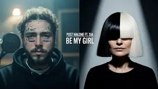 Post Malone ft. Sia - Be My Girl | Lyrics Video 