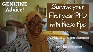 Genuine advice from a third-year PhD student to a first-year PhD student |10 tips from trial & error