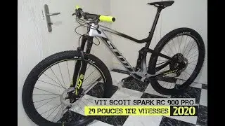 VTT Scott Spark RC 900 Pro 2020 Carbone