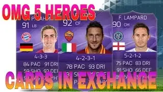 fifa 16 mobile | TOTW 43 AND CLASSIC EUROPEAN INTERNATIONAL 5 HEROES IN EXCHANC OR MANY MORE.