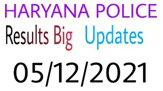 Haryana police results 2021 Haryana police constable results 2021 link hssc results hssc updates cet
