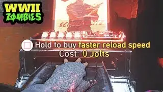 WW2 ZOMBIES: FREE PERK PURCHASE EASTER EGG! (Call of Duty WW2 Zombies)