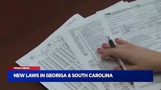 New laws in effect for Georgia and South Carolina 2026