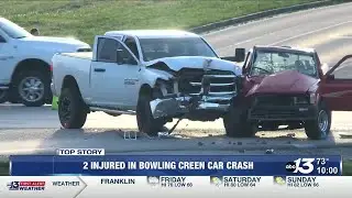 2 injured in Bowling Green car crash