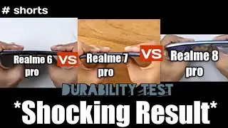 Realme 6 Pro Vs Realme 7 Pro Vs Realme 8 Pro Bend Test 🔥🔥 ll #shorts