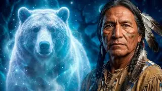 Bear Spirit &mdash; Native American Chant with Slow Drums & Fire Atmosphere