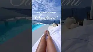 Top 5 hotels in Santorini🇬🇷#greece #santorin #shortsfeed