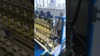 Vacuz 10 Spindles Automatic Transformer Bobbin Coil Needle Winding Taping Machine Equipment Price