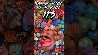 Making Dice With Dice Ep 113 - Dice With Dice  #dicegoblin #dice #diceproblem #dicemaking #dnd