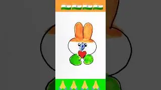 flag drawing on rabbit #youtubeshorts #drawing #indianflagdrawing #republicday #art