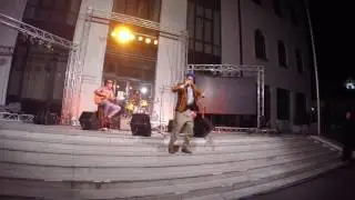 Nobraino live Riccione 2017 ACUSTICO - Mike Tyson - INEDITO in bici (n.b.RN fan club Nobraino)