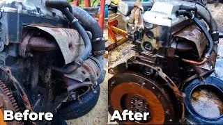 Toyota Land Cruiser HDJ80 Restoration Part #3 | Engine Wash