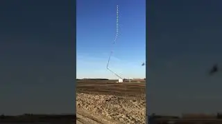 Radio tower drop, 498' QX104.1 FM, Manitoba