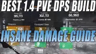 The Division - Best DPS PvE Build For Patch 1.4! INSANE Headshot Damage