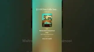 🎵 5 AM Diner Coffee Tastes Lonely