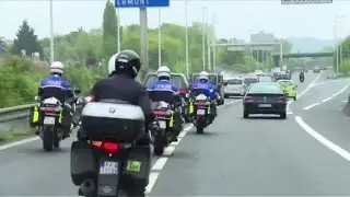 Macron returns to Paris