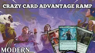 CRAZY CARD ADVANTAGE RAMP | Tribal Elves | Modern | MTGO