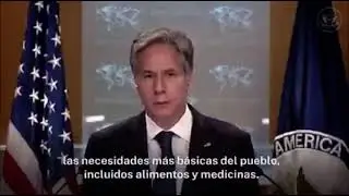#CubaSOS El Secretario de Estado de los EEUU 🇺🇸 Antony Blinken, apoy&oacute; al pueblo de Cuba 🇨🇺