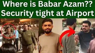 Faisal Azam reached Lahore Airport to collect Babar Azam's kit