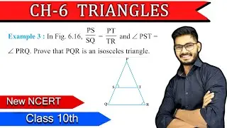 Class 10 || Example 3 Chapter 6 Triangles || Maths NEW NCERT RAJEEV SIR ||