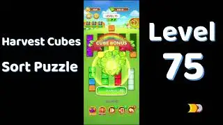 Harvest Cubes Sort Puzzle Level 75 Walkthrough 🌽🧠 | Relaxing Sort Game | Go Answer
