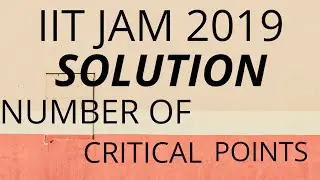 IIT JAM 2019 SOLUTIONS