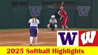 Wisconsin vs Washington Softball Game Highlights 4 4 2025