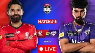 🔴LIVE MELBOURNE RENEGADES vs HOBART HURRICANES | Match 7 #bbl15