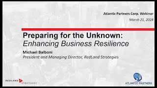 Webinar with Michael Balboni | Atlantic Partners