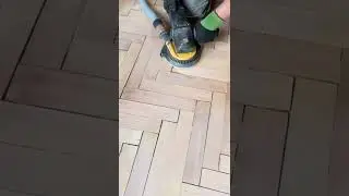 Altes Parkett aus Buche sieht wieder wie neu aus