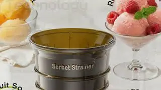 Canoly C16 Juicer Unboxing & First Test ⚙️ | Dual Strainer Juice + Sorbet Machine!