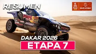 Carlos Sainz y Nani Roma arañan más tiempo a Al-Attiyah - Resumen Etapa 7 Dakar 2026 | SoyMotor.com