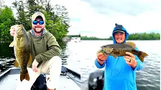 Maine Smallmouth Bass fishing: Catching 3 POUND SMALLMOUTH!