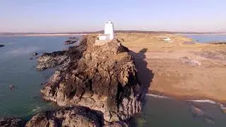 Anglesey Ynys Llanddwyn And Newborough Beach Drone Flight 4K Version