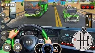 Army Bus driving Simulator games 2023 || Android Gameplay