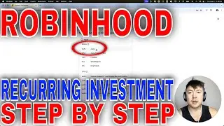✅  How To Set Up Robinhood Recurring Investment🔴