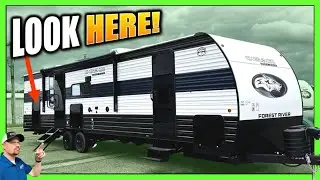 One of the WEIRDEST setups... 2026 Grey Wolf 29NM Family Private Den Cherokee Travel Trailer