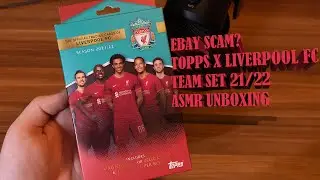 EBAY SCAM? LIVERPOOL FC X TOPPS | TEAM SET 21/22 | ASMR Unboxing