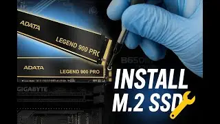 Installing ADATA LEGEND 900 Pro M.2 SSD on B650M Motherboard 🔧💻