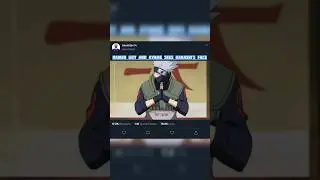 #Ramen guy and Ayame sees Kakashi's face
